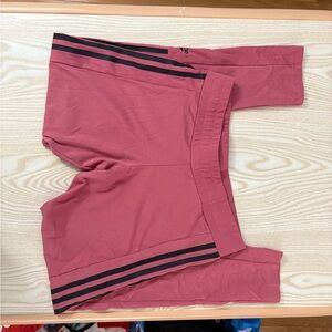 Adidas Rose Track Pants with Black Accents